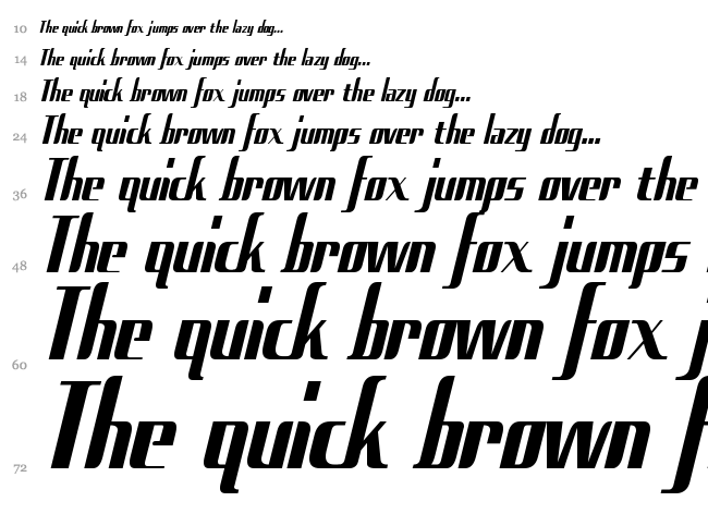 Sad Films font waterfall